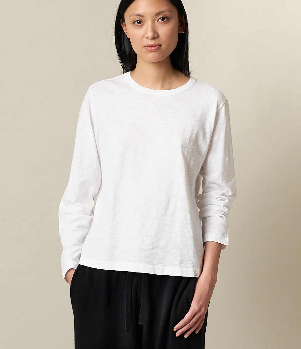Slub Pima Cotton Women's Longsleeve