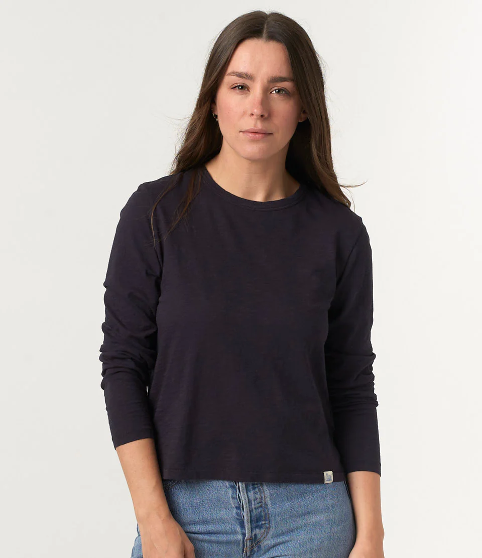 Slub Pima Cotton Women's Longsleeve