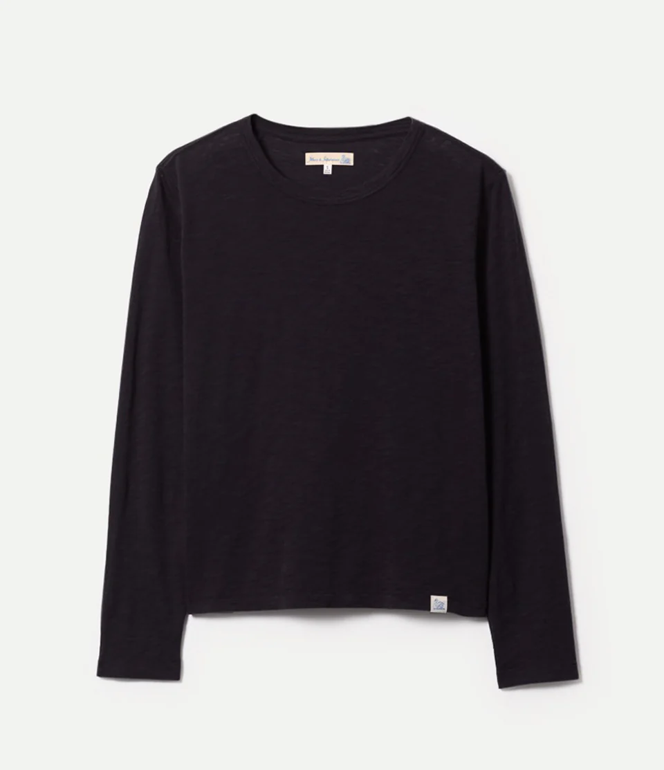Slub Pima Cotton Women's Longsleeve - Image 2