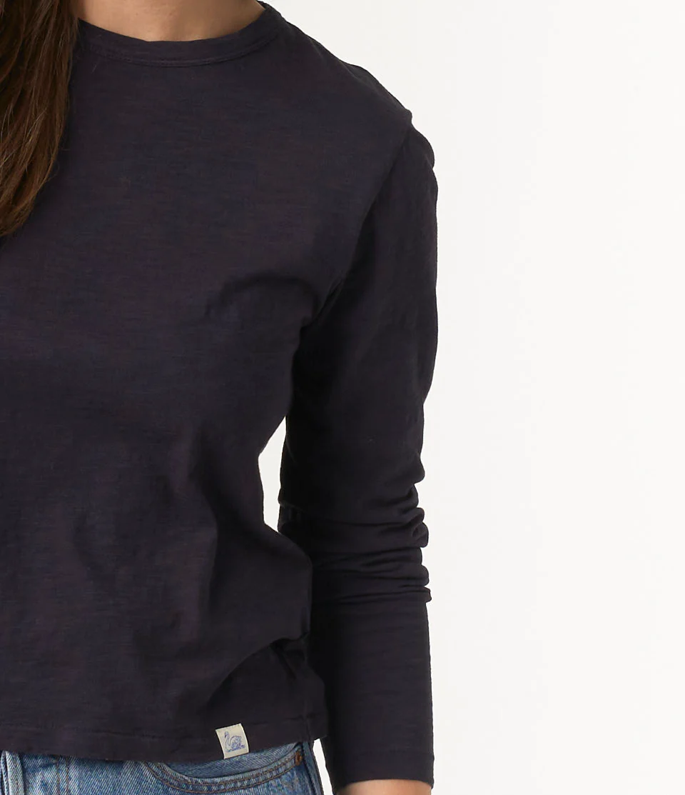 Slub Pima Cotton Women's Longsleeve - Image 3