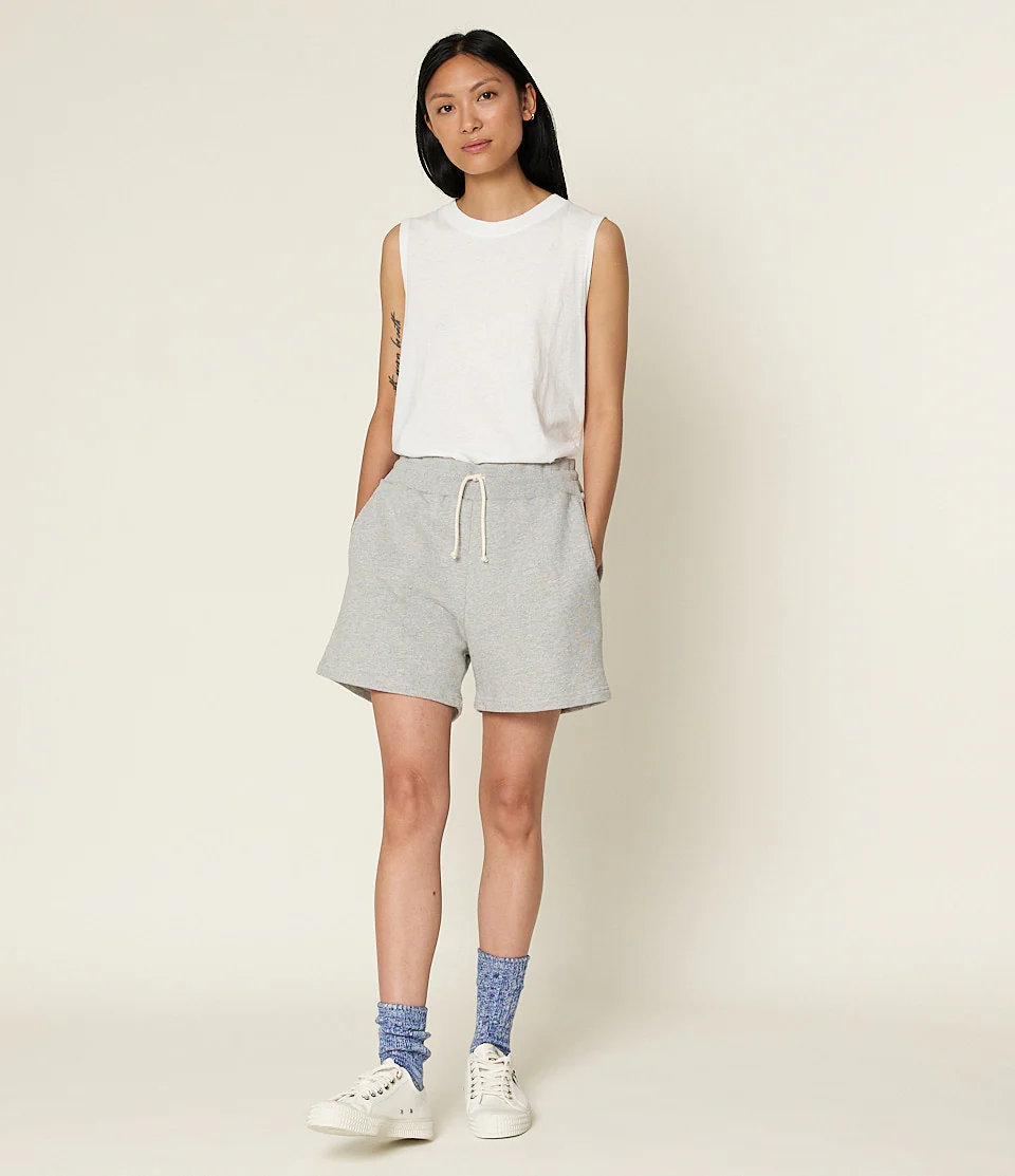 Retro Fleece Women's Cotton Sweat Shorts - Image 4