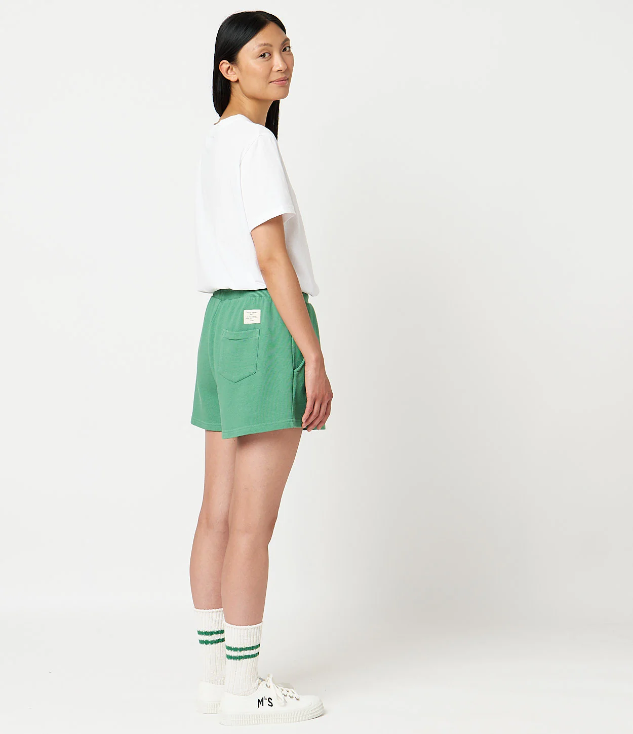 Retro Fleece Women's Cotton Sweat Shorts - Image 5