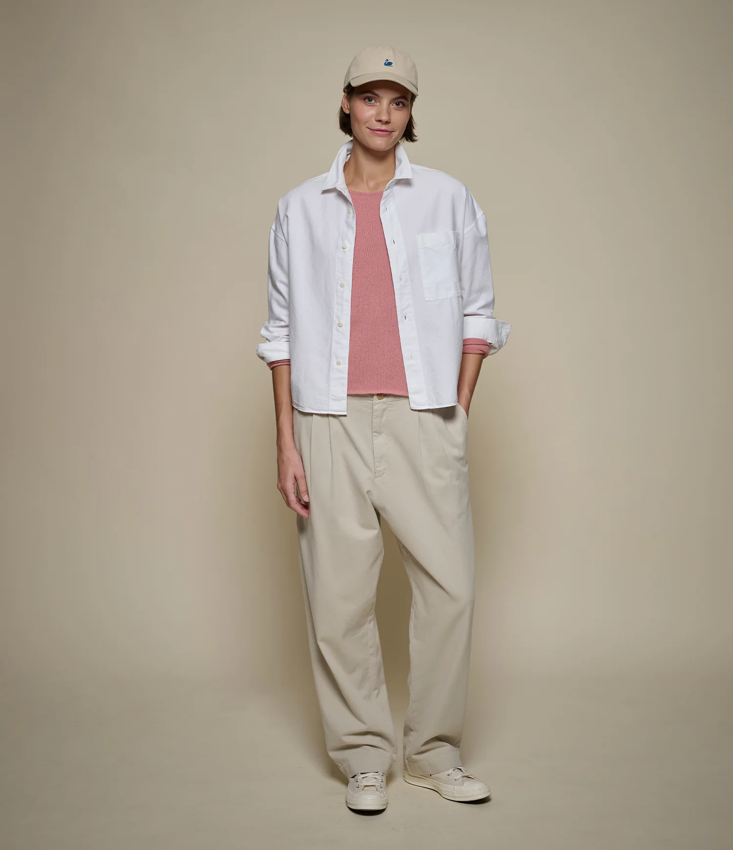 Lightweight Merino Wool-Cashmere-Silk Raglan Sweater - Image 4