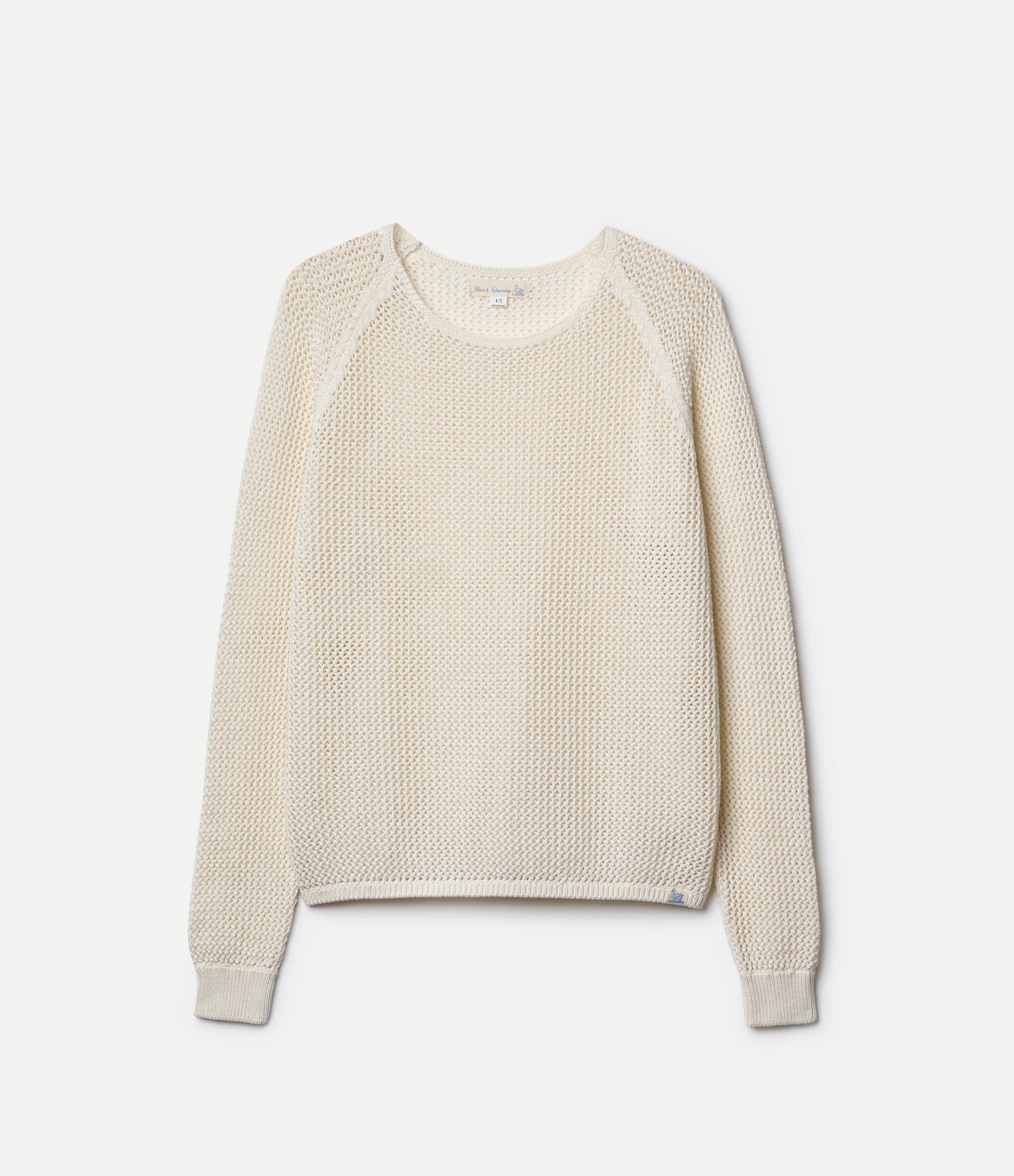 1960s Crochet Cotton Raglan Sweater