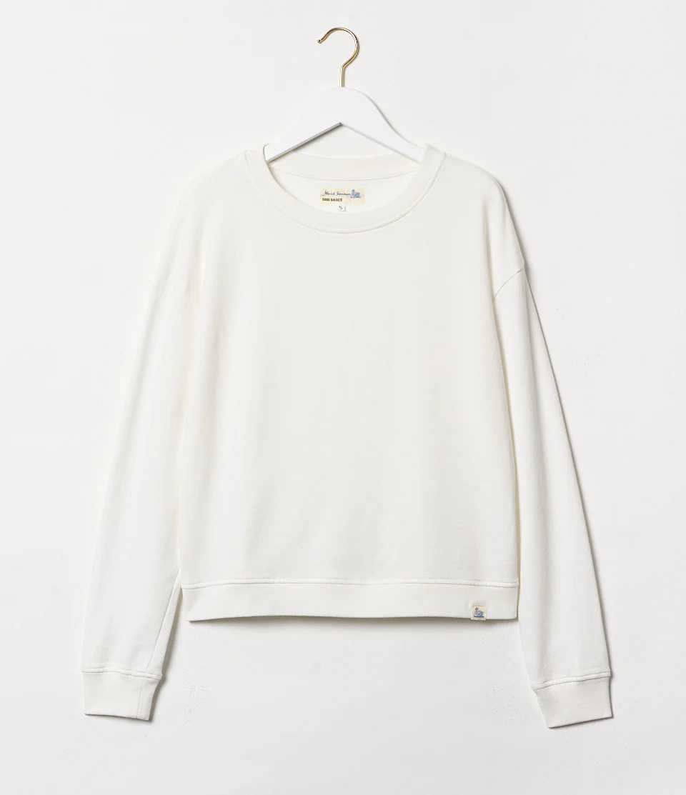 Cropped Lightweight American Fleece Women's Sweatshirt - Image 2