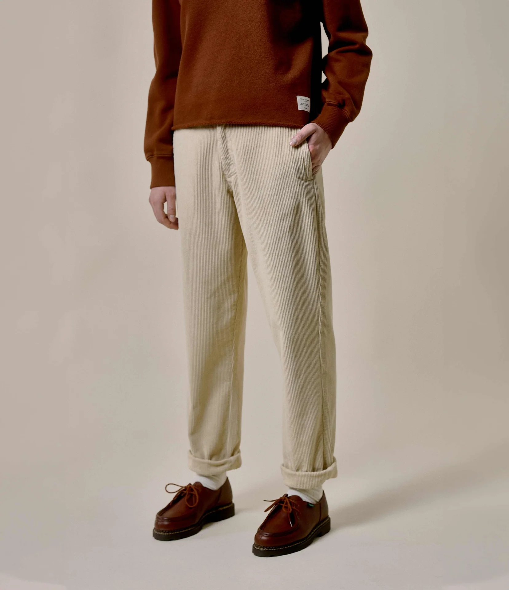 1955s Bold Cotton Corduroy Women's Ankle Length Chino Pants