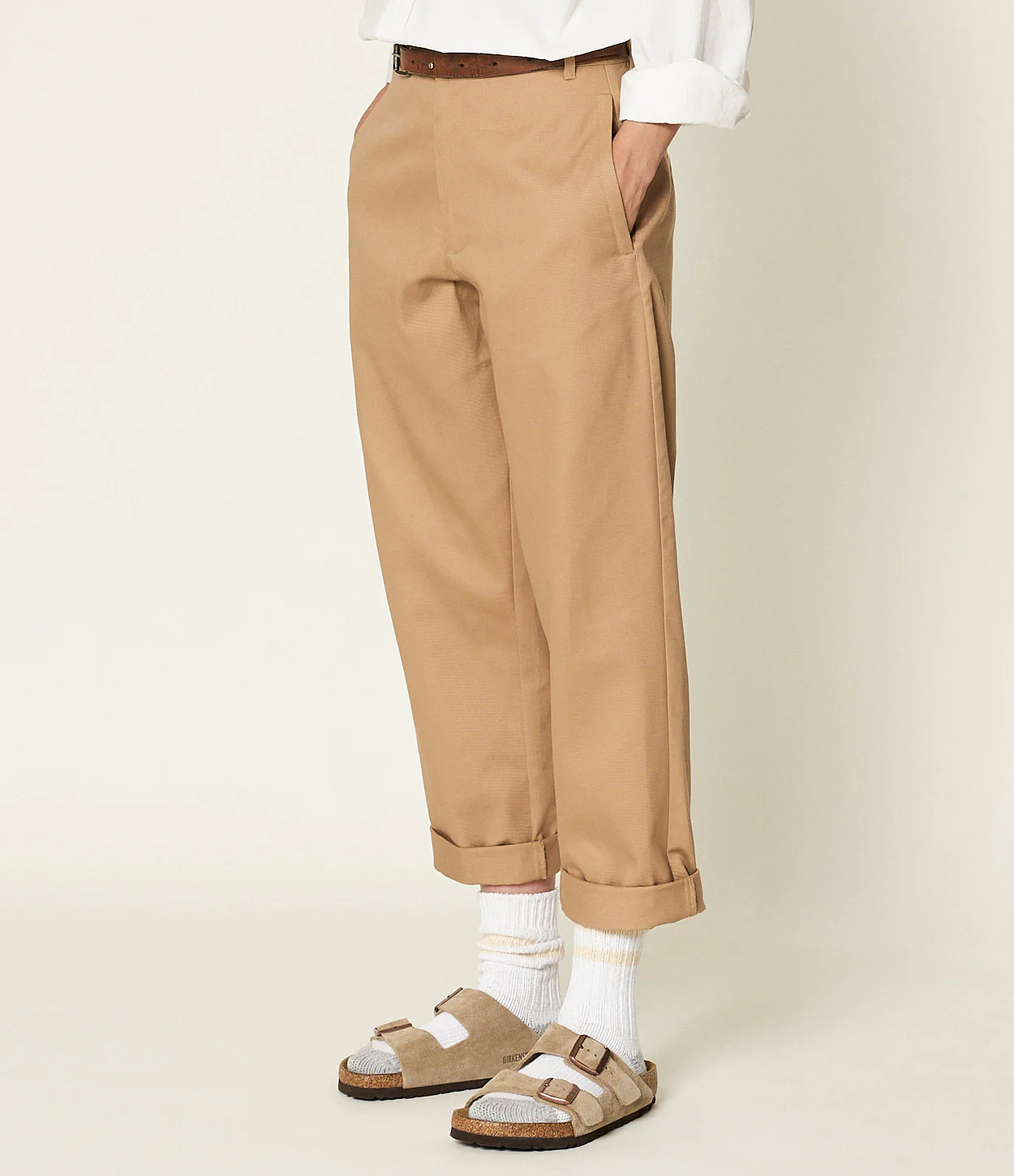 1955s Cotton Twill Women's Ankle Length Chino Pants