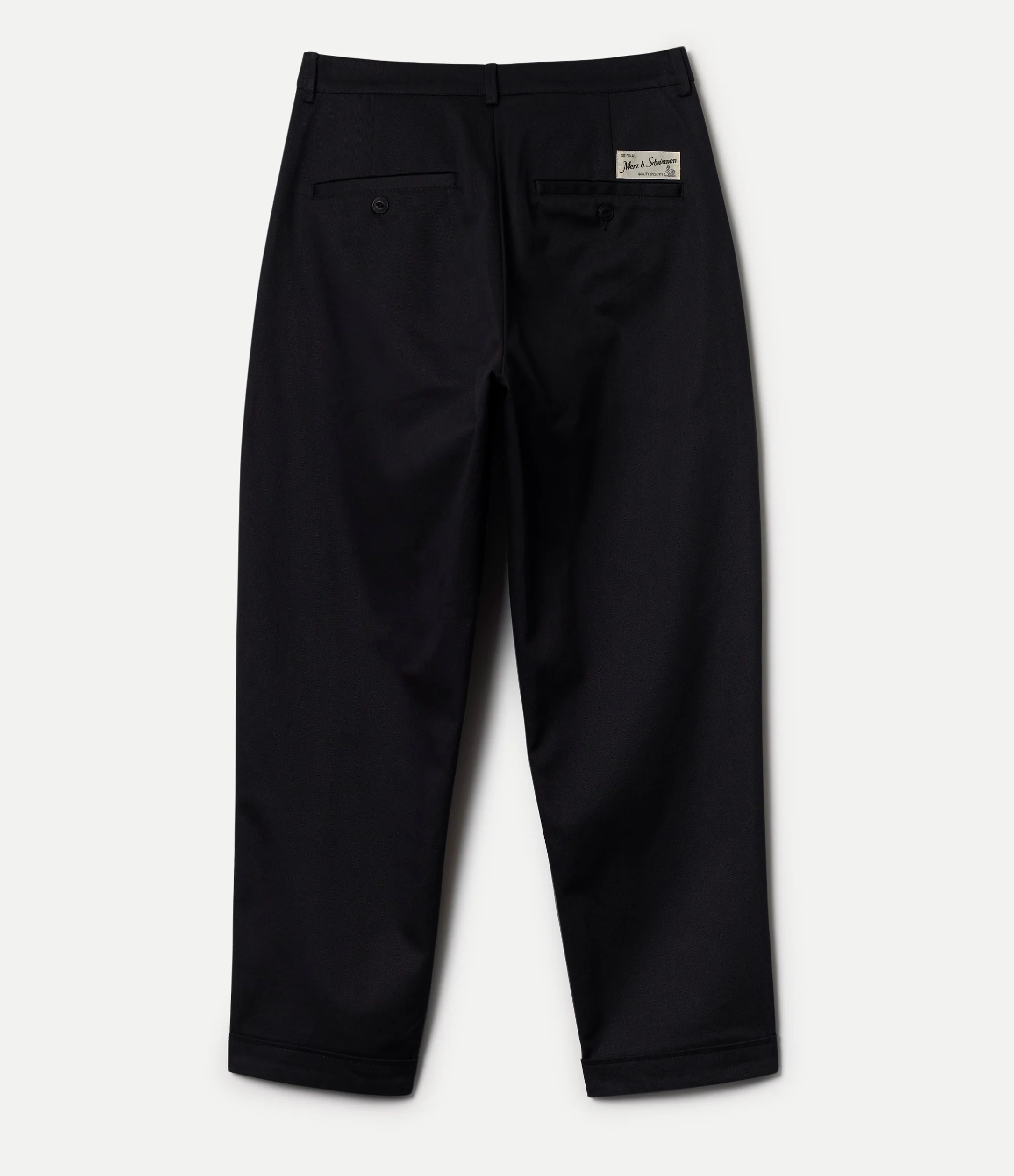 1955s Cotton Twill Women's Ankle Length Chino Pants - Image 3