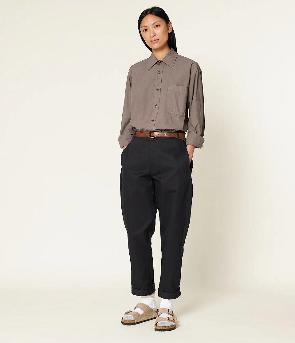 1955s Cotton Twill Women's Ankle Length Chino Pants - Image 5