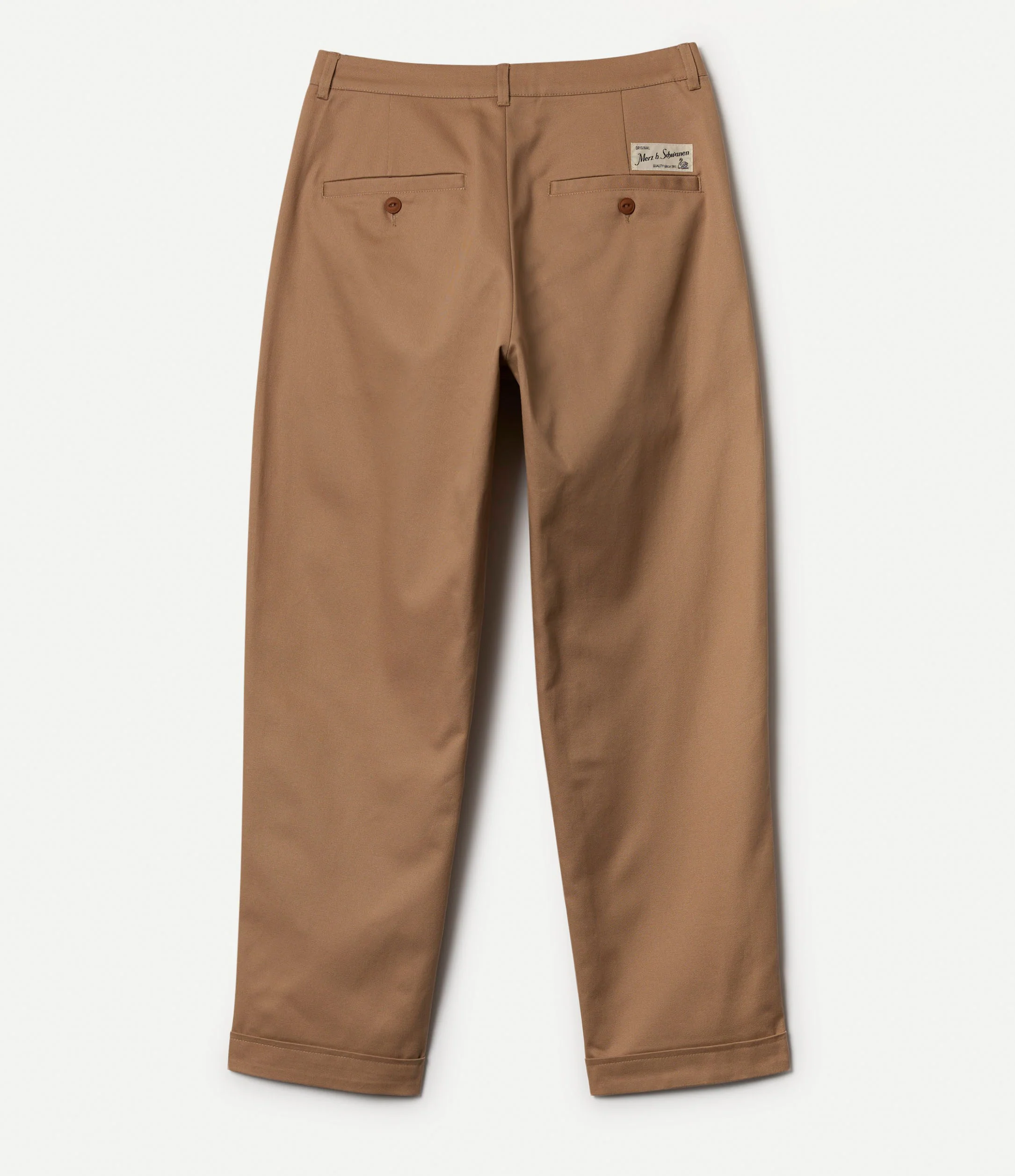 1955s Cotton Twill Women's Ankle Length Chino Pants - Image 3