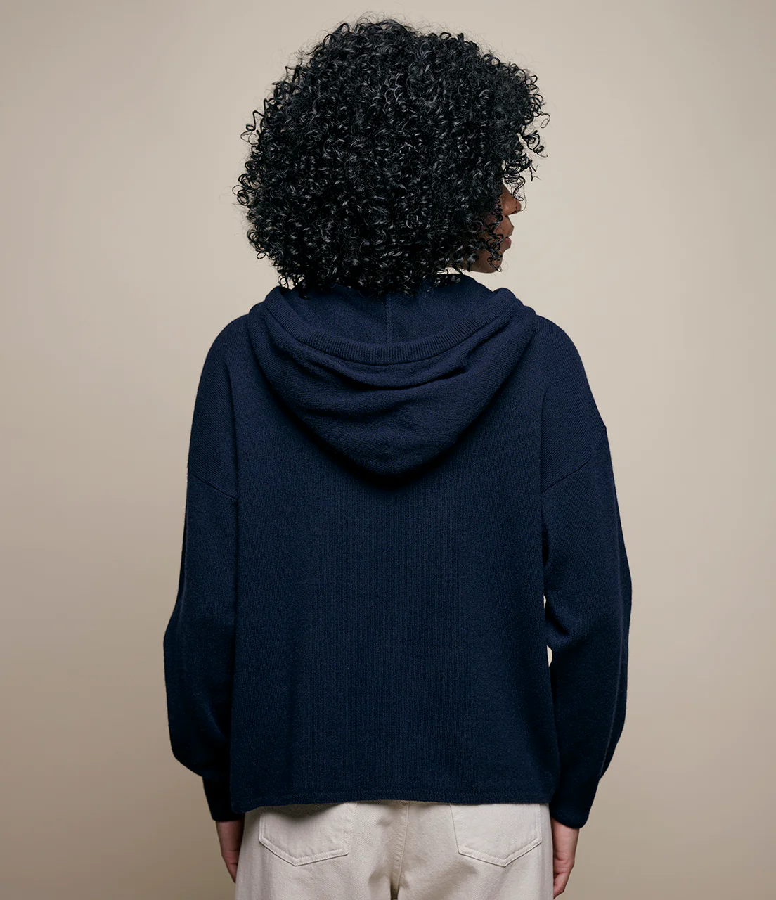 Merino Wool-Cashmere-Silk Hoodie - Image 4