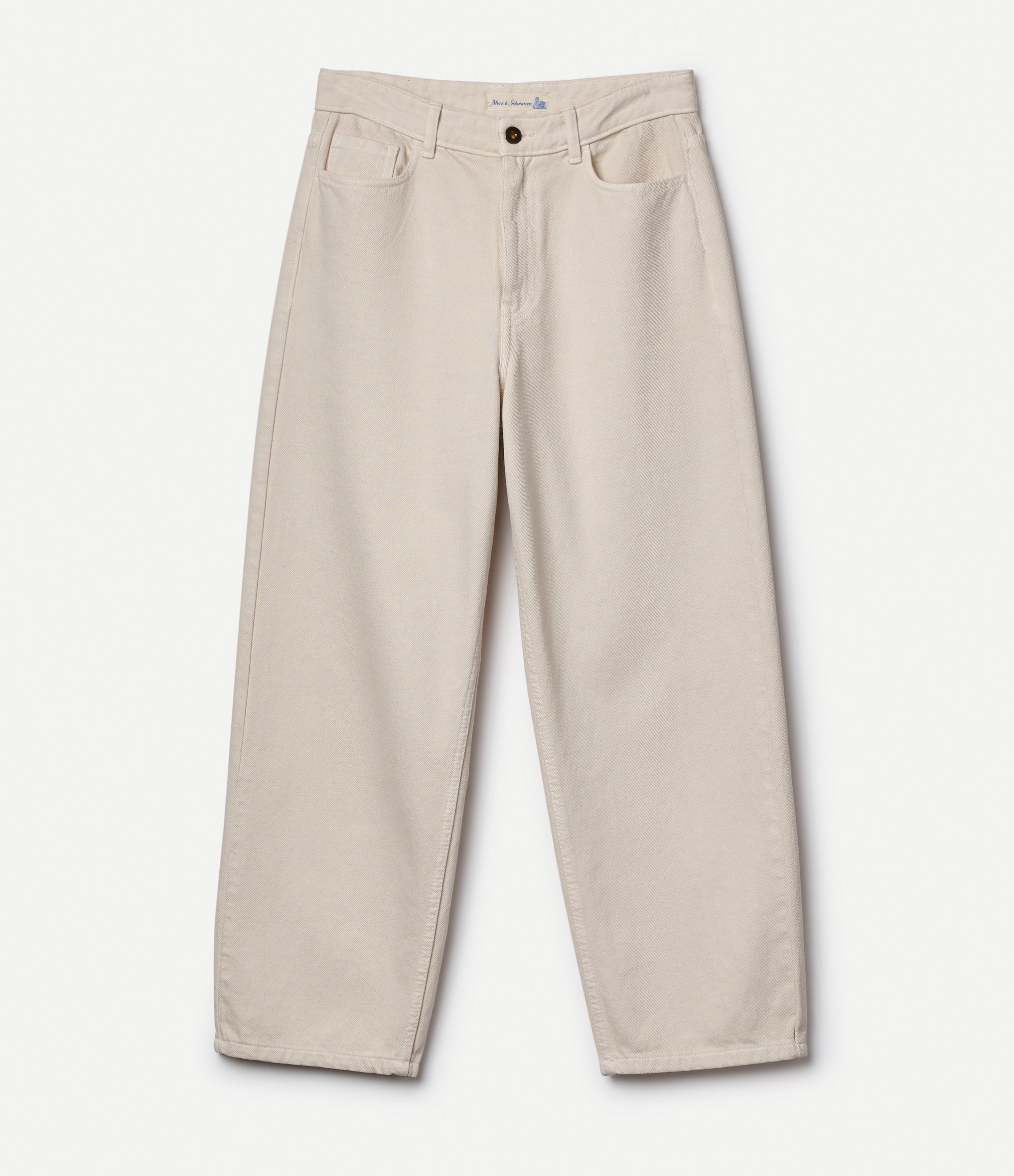 1930s Cotton Twill Ankle Length 5-Pocket-Pants - Image 2