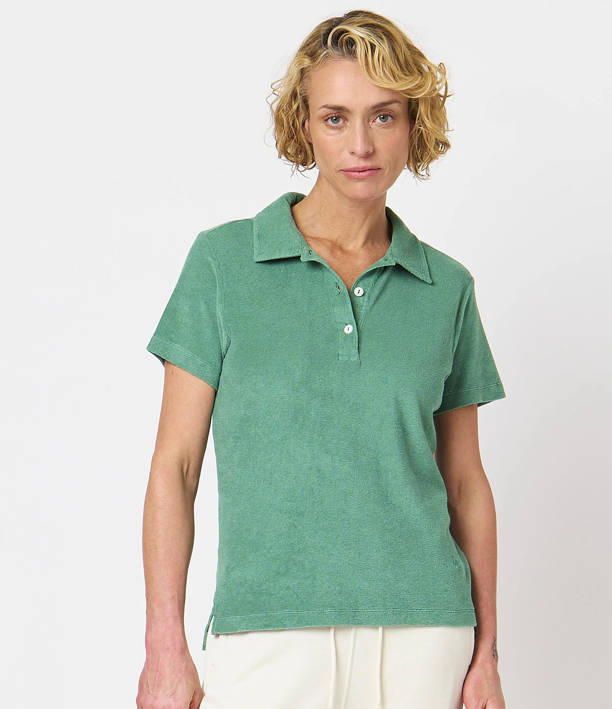 women's Terry polo shirt, 4,6oz/sq.yd., classic fit - Image 4