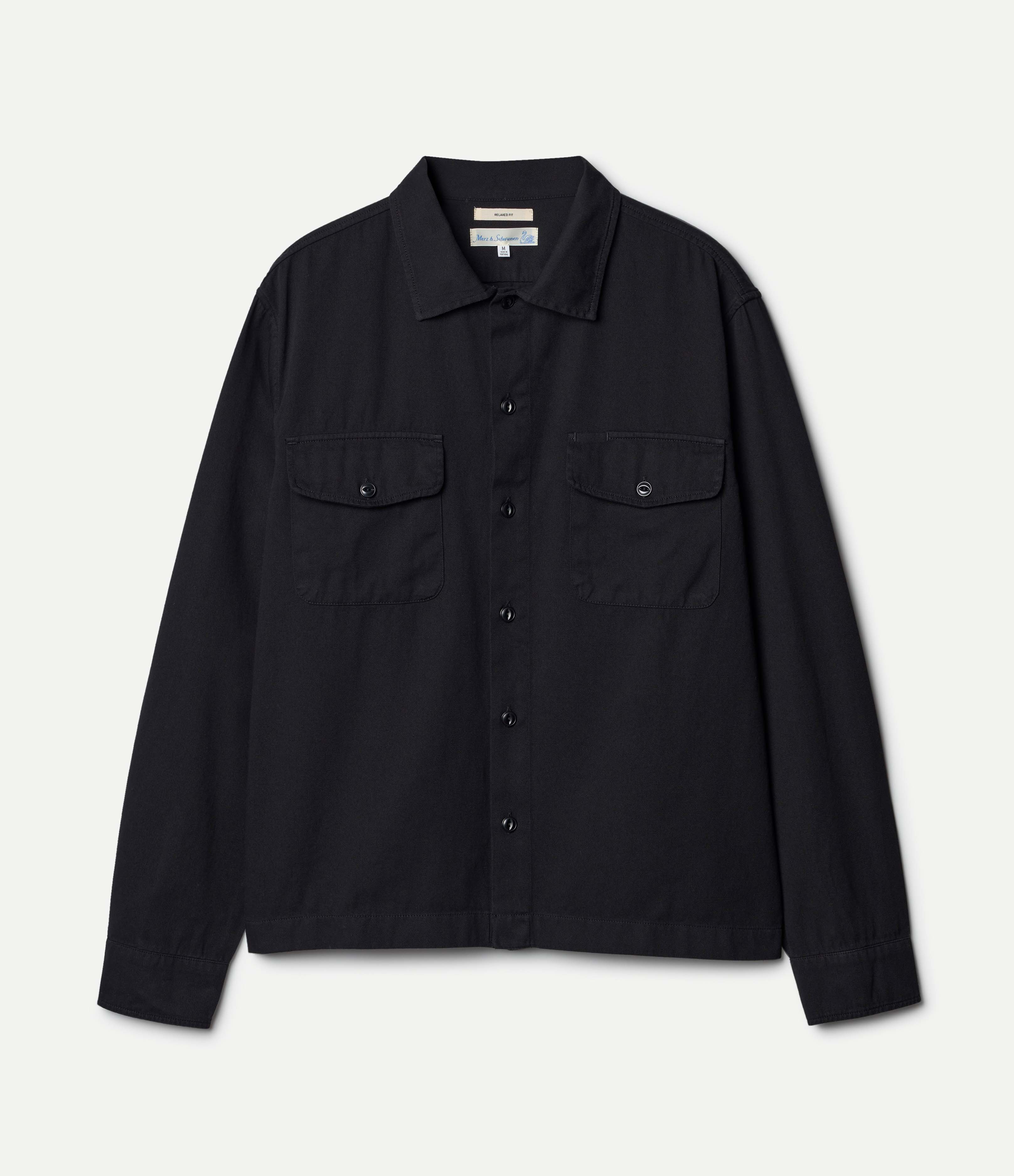 Worker's Cotton Twill Long Sleeve Shirt - Image 2