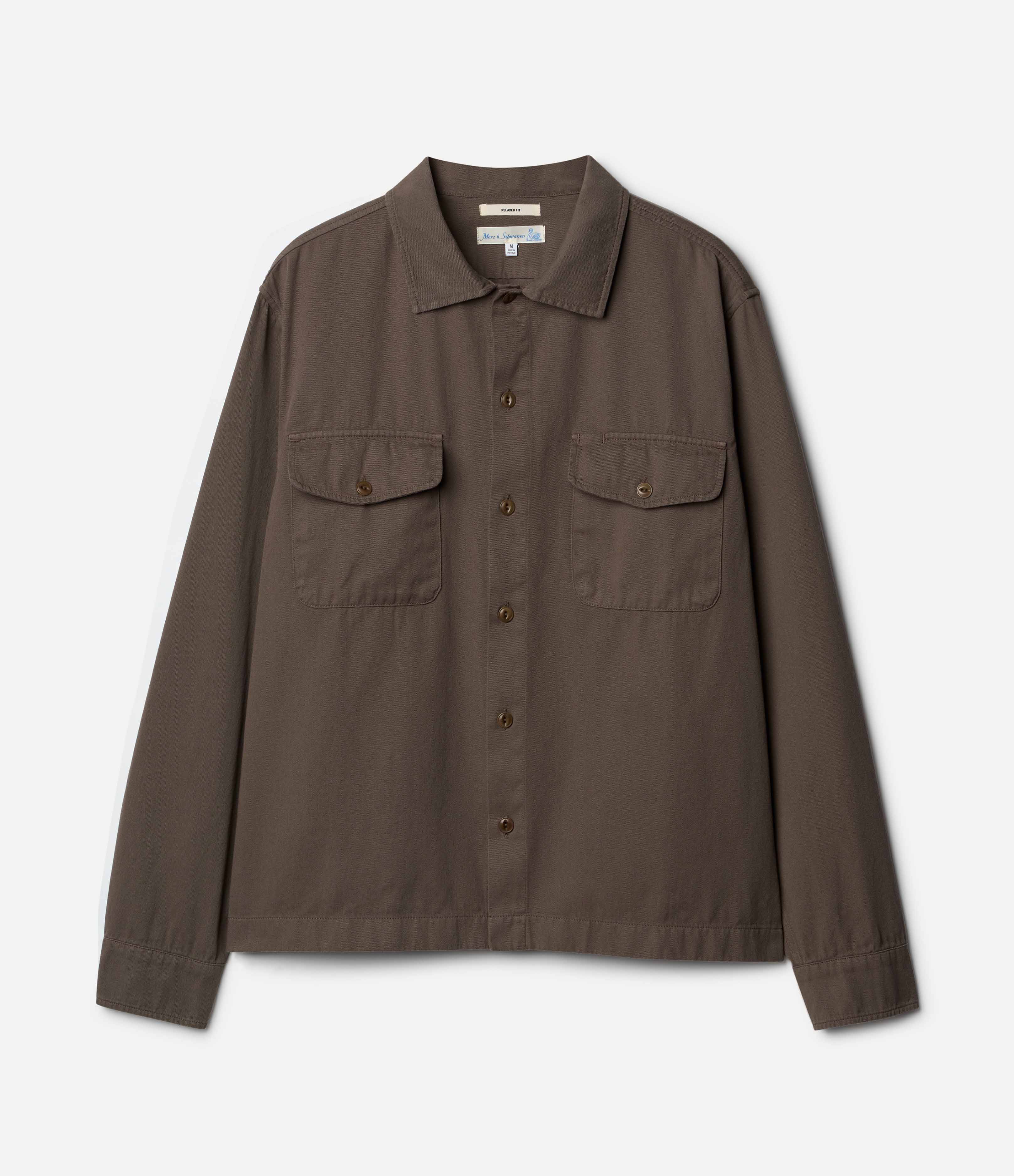 Worker's Cotton Twill Long Sleeve Shirt - Image 2