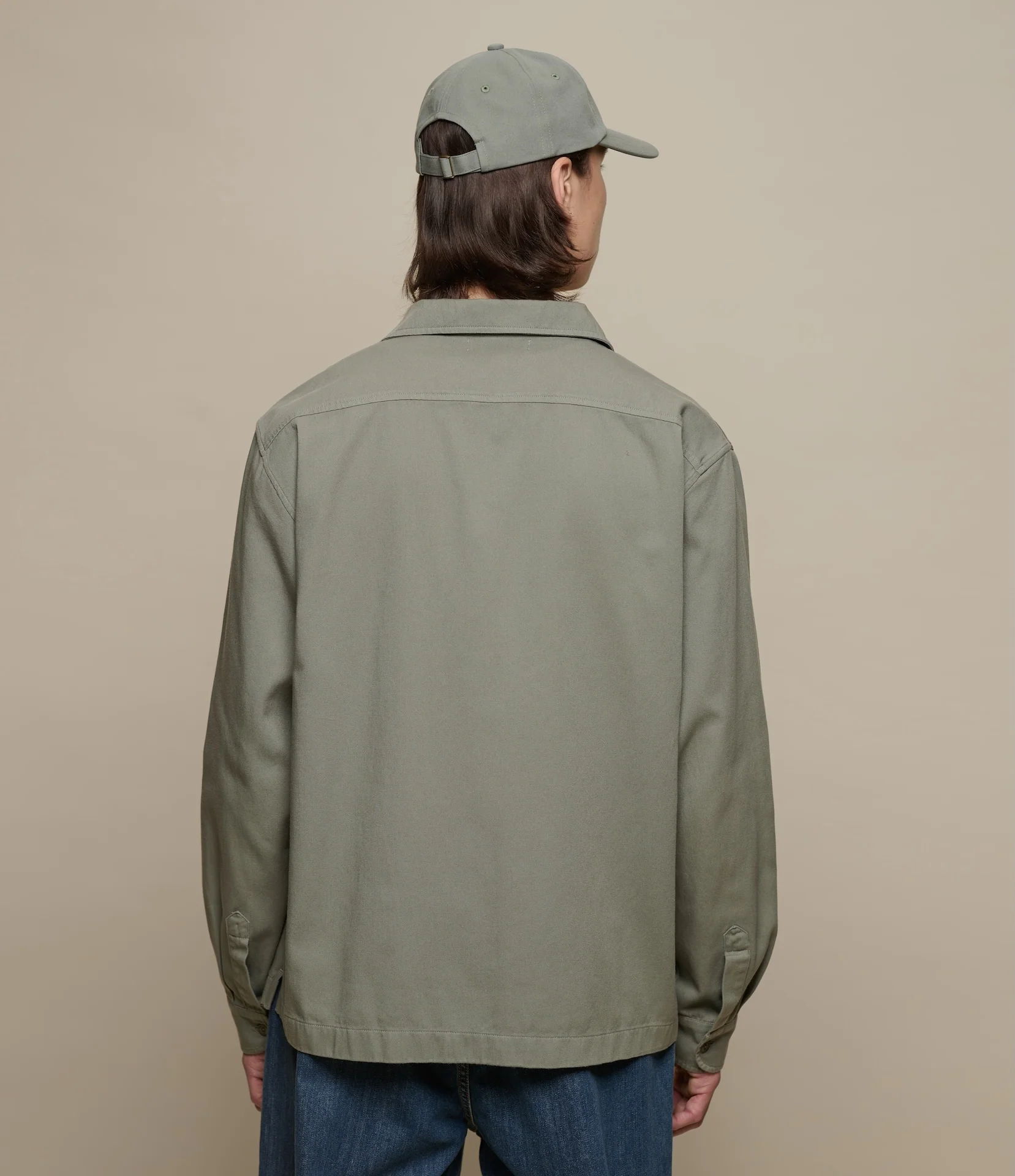 Worker's Cotton Twill Long Sleeve Shirt - Image 3