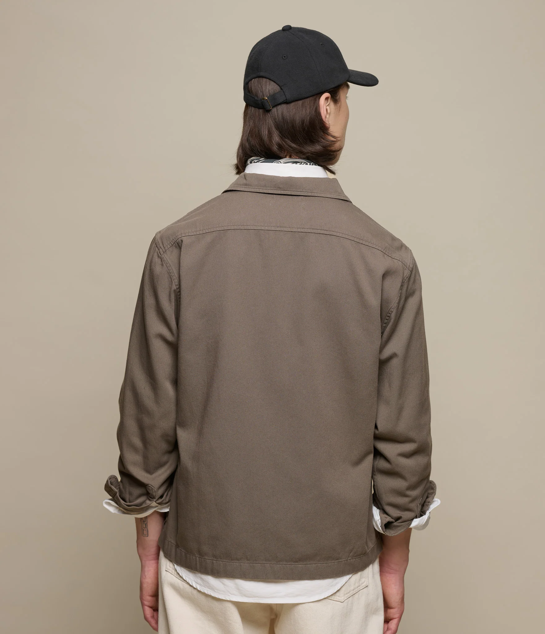 Worker's Cotton Twill Long Sleeve Shirt - Image 3