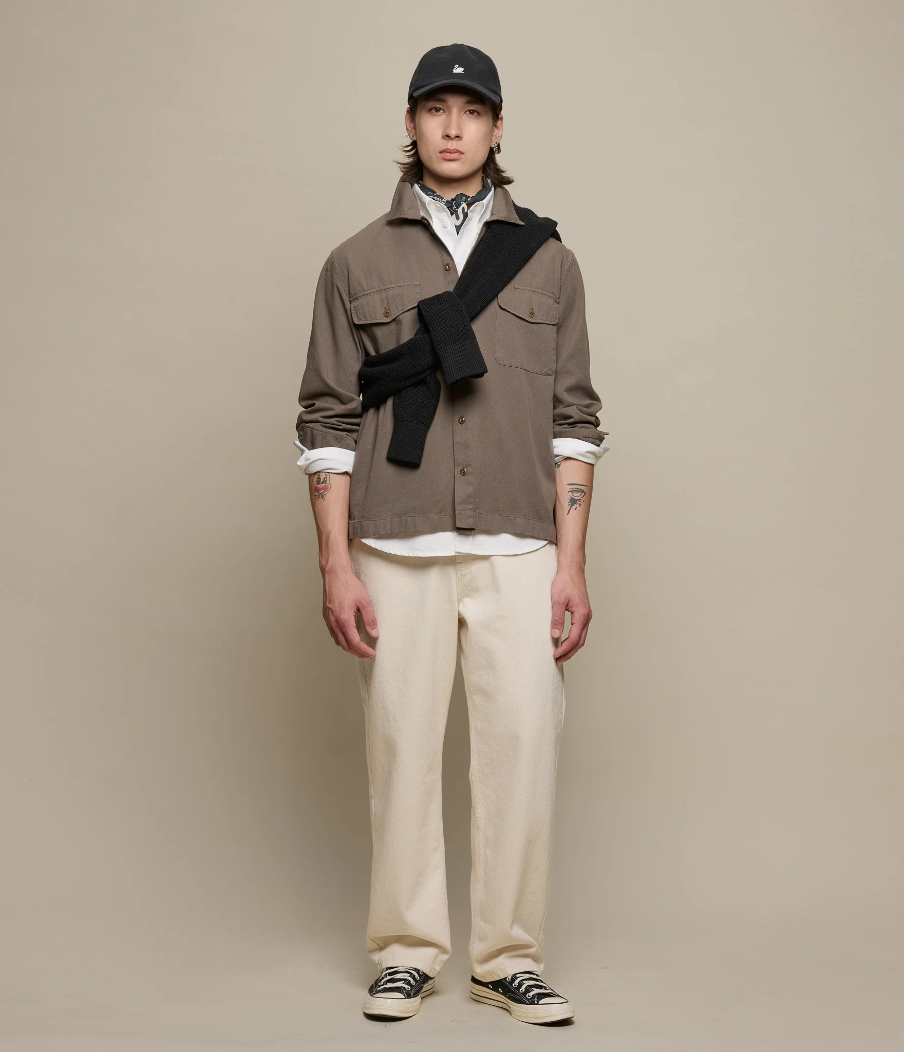 Worker's Cotton Twill Long Sleeve Shirt - Image 4