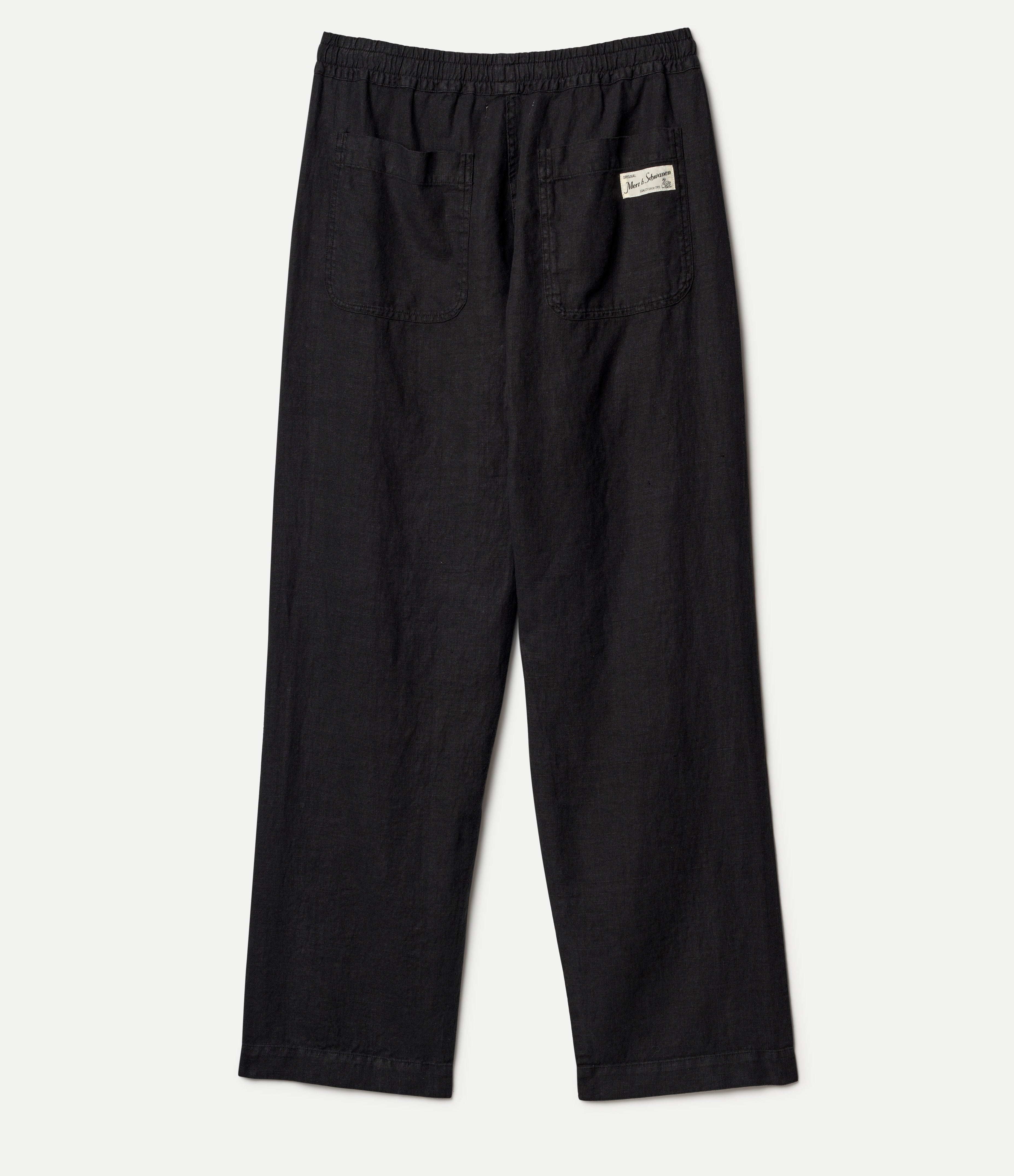 Workers's Linen Drawstring Pants - Image 3