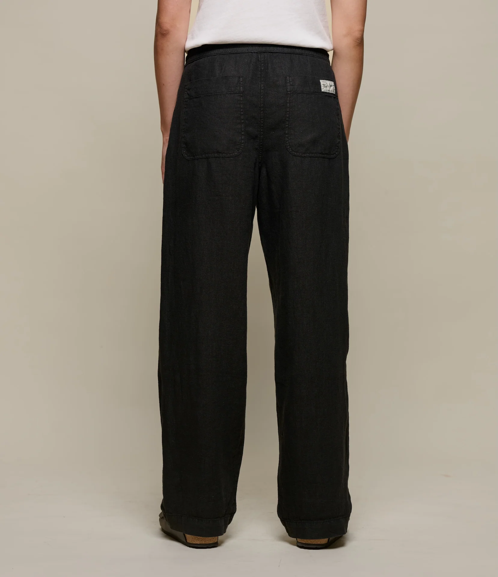 Workers's Linen Drawstring Pants - Image 4