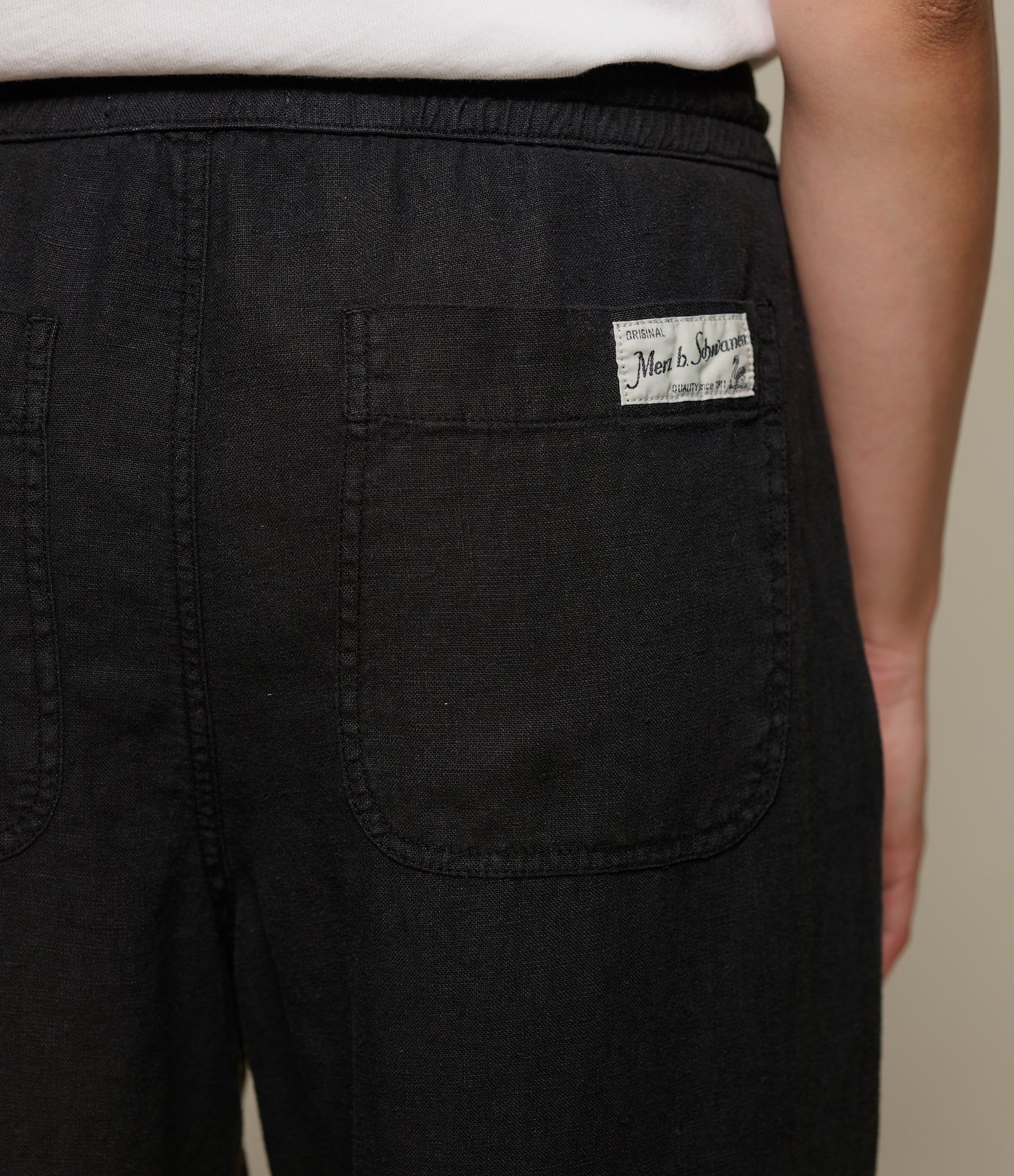 Workers's Linen Drawstring Pants - Image 6