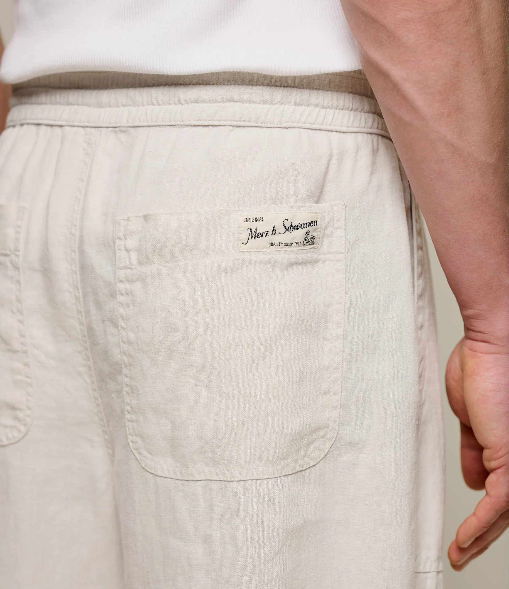 Workers's Linen Drawstring Pants - Image 4