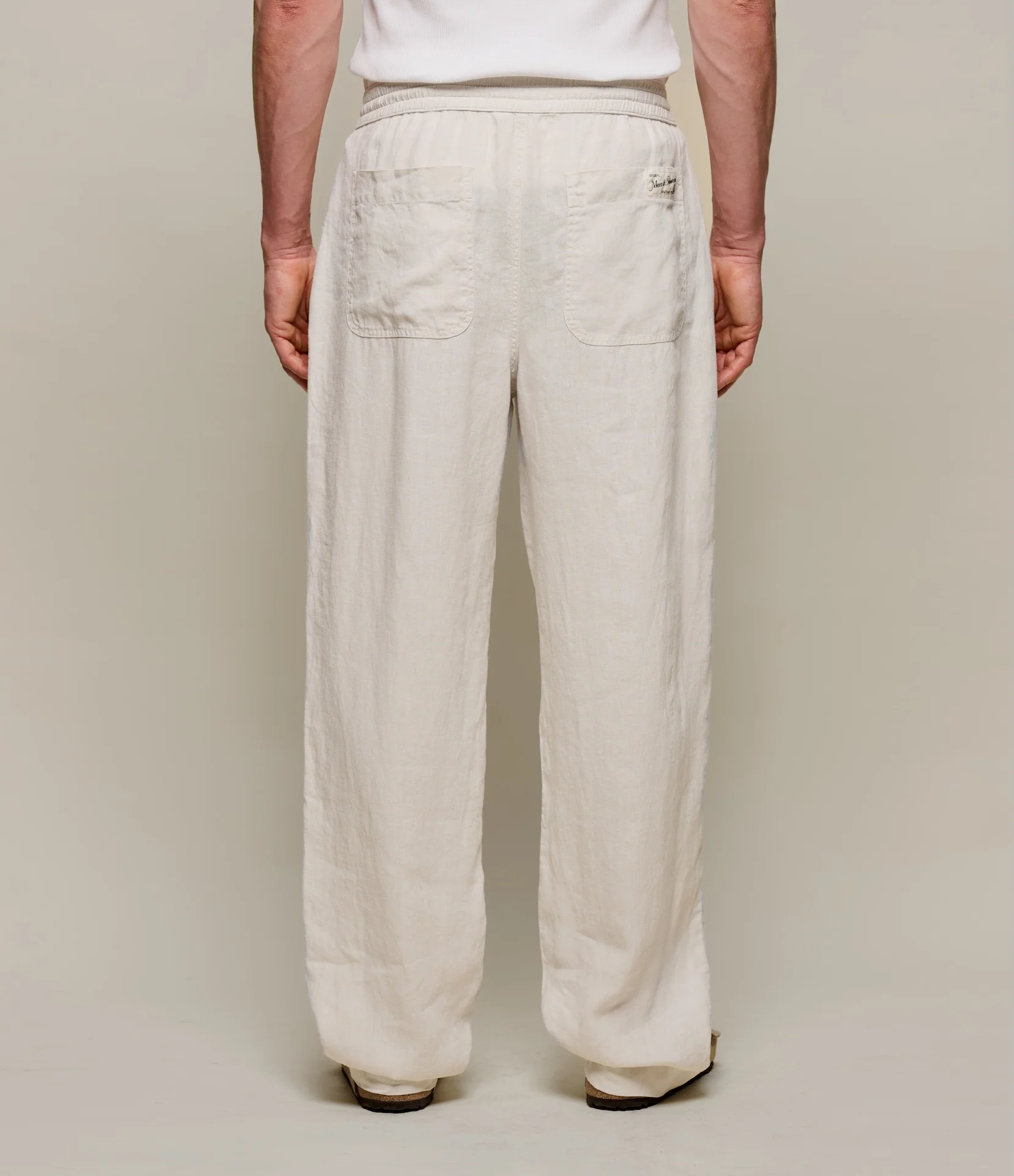 Workers's Linen Drawstring Pants - Image 7